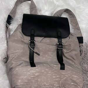 Elegant Black and Gray Women's Backpack